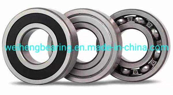 China Manufacturer Normal Quality Bearing 2RS Ball Bearing Deep Groove Ball Bearing Zz Steel Seal High Quality 6000 Series 6200 Series 6300 Series